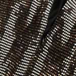 Julia Jordan Twist Halter Neck Jumpsuit Gold Metallic Wide Leg Size 8 NWT Photo 6