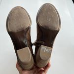 Franco Sarto Dotty Brown Leather Zip Chunky Heel Ankle Booties w/ Straps… Photo 10