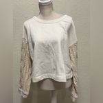 Pilcro NWT Ivory Sweater Sleeve Top Size Small Photo 9