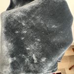 Reformation  Velvet Slip Dress Mini Cami Dark Gray Silver Y2K Party Cocktail Flaw Photo 2