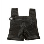 joe's jeans JOE’S Jeans The Charlie High Rise Coated Faux Leather Skinny Ankle Jeans 25 NWT Photo 4