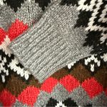 AQUA NWT  x Bloomingdale’s Fair‎ Isle Winter Preppy Sweater Jumper Pullover XS Photo 3
