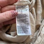 Old Navy  polka dot linen jumpsuit cream & white wide leg cropped feminine Photo 6