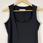 Susana Monaco  Black Sleeveless Midi Dress Size Medium Photo 2