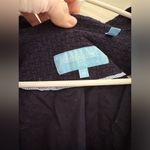 Draper James  RSVP Navy Blue Textured Cotton Rayon Blazer // Size Medium Photo 3