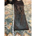 Abercrombie & Fitch NWT 90s Straight High Rise Jeans Faux Leather sz 29 / 8S Photo 6