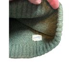 Natural Threads Green Ribbed Knit Beanie Hat For Adults Photo 1