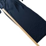 Eliza J  Wide Leg Jumpsuit Size 16 Navy Blue‎ V-Neck Tie Waist Evening Formal Photo 15