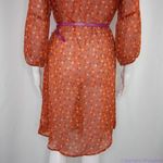 Old Navy orange floral print dress, size M. Photo 9