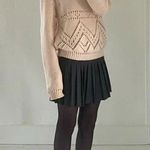 Paul & Joe Sister Bernie Chunky Knit Eyelet Sweater Size 2 Pink Photo 2