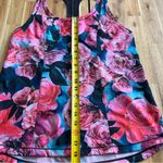 Lululemon  Floral Racerback Tank Top Pink Roses – Size Approx S Photo 6