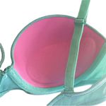 PINK - Victoria's Secret Victoria’s Secret Pink Bra Mint Green Strapless Women’s Size Small Adjustable! Photo 2