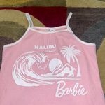Malibu Barbie Light Pink High Neck Ribbed Tank Top Kids XL Fits XS an Junior’s Photo 1