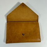 Hearth & Hand Tan Leather Envelope Flap Wallet Photo 1
