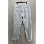 Missguided  Women's Jeans Frayed Ends Plus Size 16 Light Wash Straight Leg Photo 1