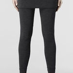 CAbi  Sz M M'Leggings 3210 Skirted Legging Modest Space Dye Grey Layered Stretch Photo 0