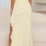 Billy J Boutique Butter Yellow Maxi Dress Size XS Photo 2