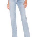 AGOLDE  Lana Faded Blue Denim Jeans 26 Butt Rip Photo 0