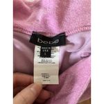 Bebe Y2K Pink Terry Cloth Skirt Women’s Size L Pockets Mini Lounge Casual Retro Photo 3
