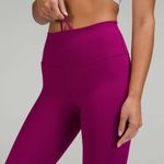 Lululemon athletica High Rise Magenta Leggings Photo 2