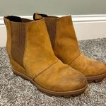 Sorel Joan of Artic Women's Camel Wedge Boots Photo 0