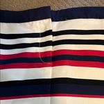 J.Crew  Navy and Red Striped Skirt Photo 1