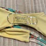l*space Kennedy Bikini Bottom in Green Yellow Tropical Floral Small NWOT Photo 4
