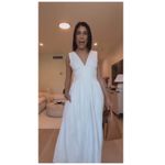 FAVORITE DAUGHTER The Eyes Only For You Midi Dress Size 6 White Photo 4