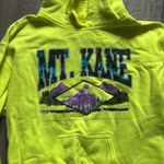 Mt Kane neon yellow hoodie Photo 1