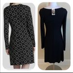 Karen Kane Black Elizabeth Shirred Front Dress Photo 2