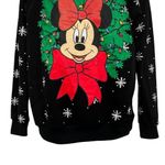 Disney  Minnie Mouse Christmas Holiday Light Up Long Sleeve Sweatshirt Top Photo 4