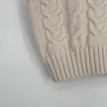 Aritzia Aritizia Sunday Best Cable Knit Cream Sleeveless Light Acadeima Crop Sweater XXS Photo 3