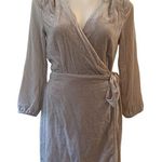 J.Crew NWT, Drapey Velvet Wrap Dress in, Sz 6 Photo 0