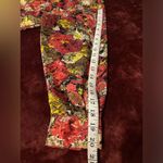 Cotton Express  Floral Rhinestone Button Down Long Sleeve Loose Blouse S Photo 8