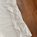 Fabletics White Tank Top Racerback Mesh Shirt Size XS Stretch Active Like New Photo 4