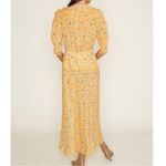 Rixo London Belle Floral Gingham Check Silk Photo 1