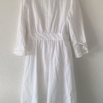 ZARA white asymmetric tunic with bow Photo 2