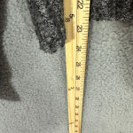 Zara trafaluc sweater womens medium gray balloon sleeve ribbed knit oversized Photo 3