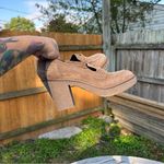 Aquatalia NWOT Caprie Suede Heeled Penny Loafers‎ by size 8.5 Photo 8