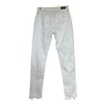 American Eagle  Outfitters White Skinny Distressed Jeans Size 0 waist 25 Photo 5