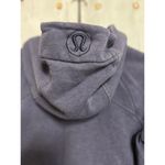 Lululemon Full Zip Scuba Jacket *Light Cotton Heathered Daze Purple Blue Size 8 Photo 2