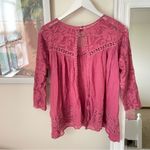 Free People One Golden Age Open Back Lace Blouse Top Photo 5