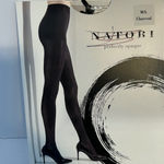 Natori  Perfectly Opaque Charcoal Tights M/L 50 Denier Appearance Control Top Photo 0