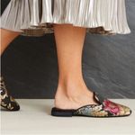 Birdies  Phoebe Floral Jacquard Slip On Flats Mule Size 7 Photo 6