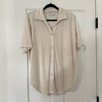 Waverles maternity terry button up top medium Size undefined Photo 3