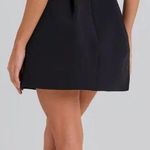 NEW Nadine Merabi Harper Black Off The Shoulder Mini Belted Dress Size S US 4 Photo 1