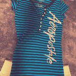 Aeropostale Aéropostale Striped Henley Tee 💙 Photo 0
