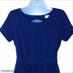Fifty Street Royal Blue Open-Back Fit & Flare Mini Dress Size Small Photo 2