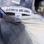 Elizabeth and James  Womens Shirt Camp Dress Short Sleeve Tie Dye Purple, Blue XS Photo 7