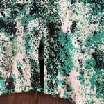 The Limited  size small woman’s green, white, and black short sleeve blouse Photo 5